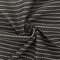Charcoal Gray-Black Stripe Poly Acrylic Reversible Dobby Woven Fabric By the Yard